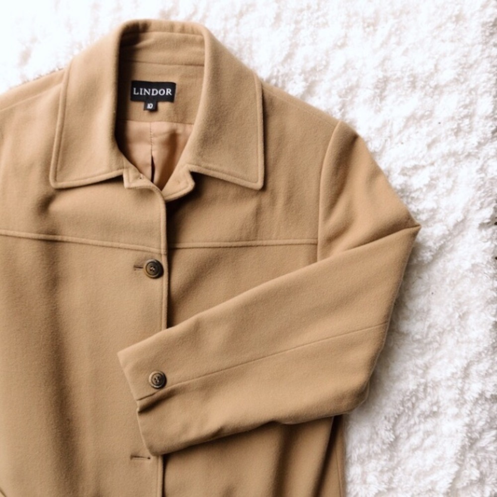 Tan pea coat